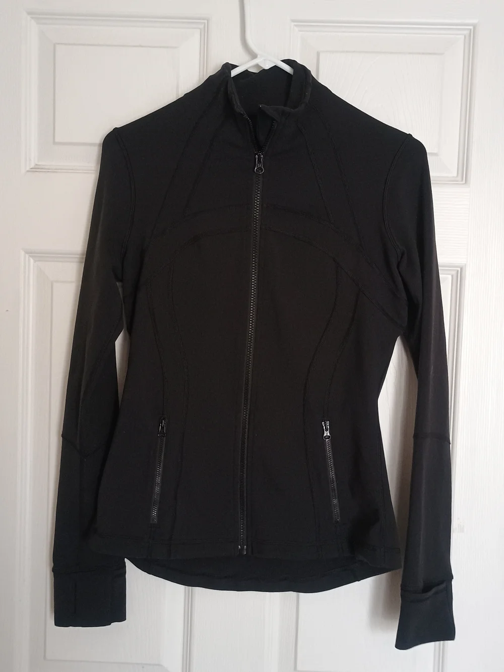 EUC Lululemon Define Black Women's Zip-Front Active Jacket Size 8